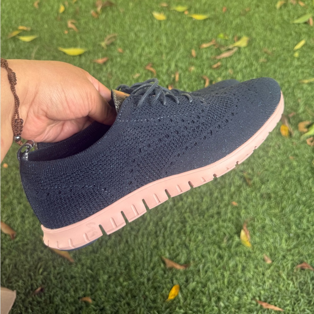 Cole Haan Navy and Pink Athletic Shoes